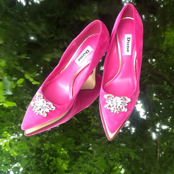 Pink Dune heels with crystals - Picture 1 of 4